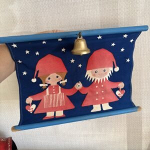 Mid Century Danish Aase & Preben Jangaard Christmas Wall Hanging