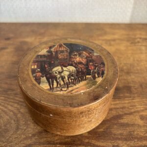 Little Round Wooden Box