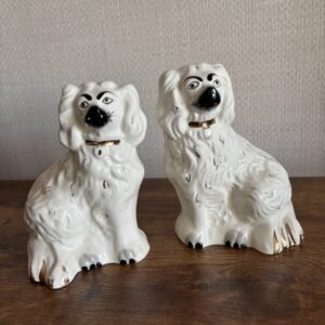 Pair Of Beswick Mantle Dogs