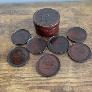 Vintage Japanese Coaster Set