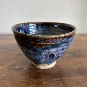 Studio Pottery Bowl - Blue Glaze