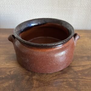 Salt Glazed Flat Bottom Bowl