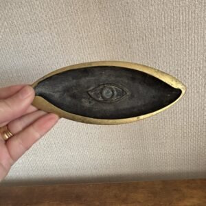 Mid Century Brass Eye Dish