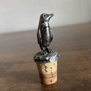Pewter Penguin Bottle Topper